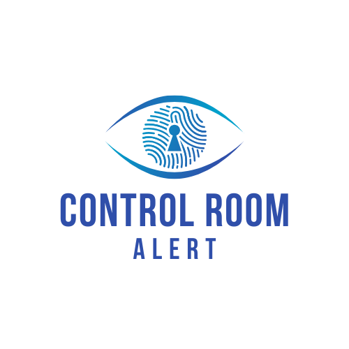 Blue Modern Eye with Fingerprint Security Logo (2)